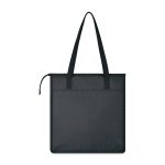 Custom Arlo Recycled rPET Insulated Grocery Shopper - Black with Company Logo - Personalized Bulk Corporate Gift - 5