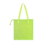 Custom Arlo Recycled rPET Insulated Grocery Shopper - Lime Green with Company Logo - Personalized Bulk Corporate Gift - 3