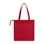 Custom Arlo Recycled rPET Insulated Grocery Shopper - Red with Company Logo - Personalized Bulk Corporate Gift - 2