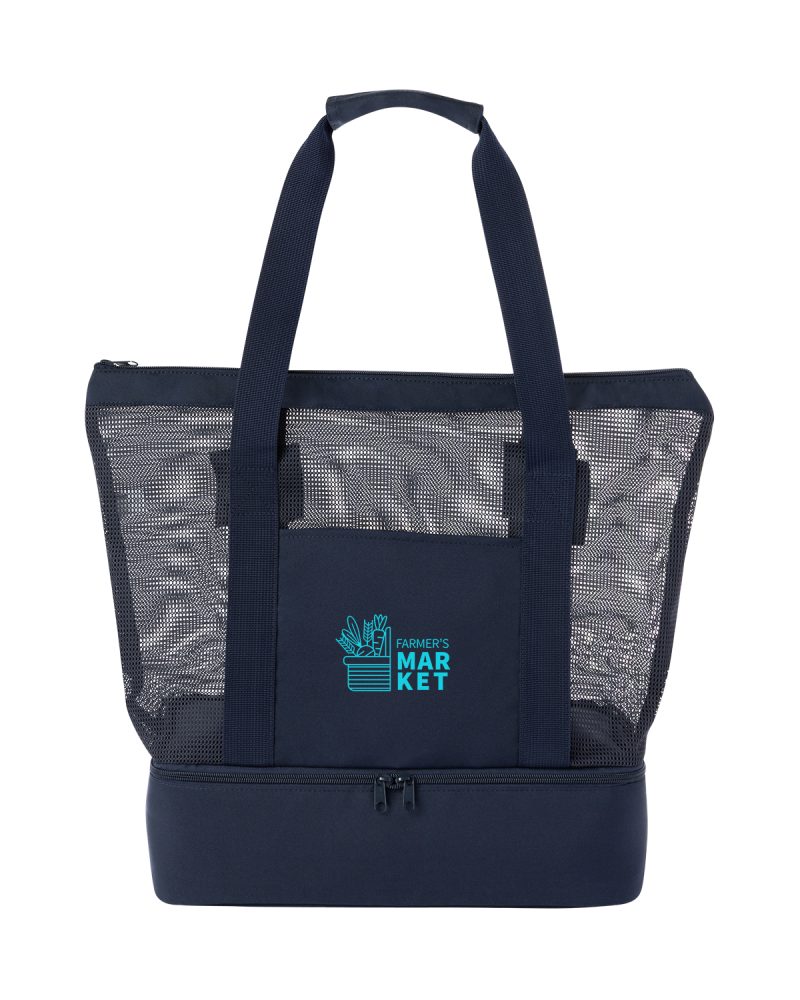 Custom Brian Eco Duo Tote with Cooler with Company Logo - Personalized Bulk Corporate Gift