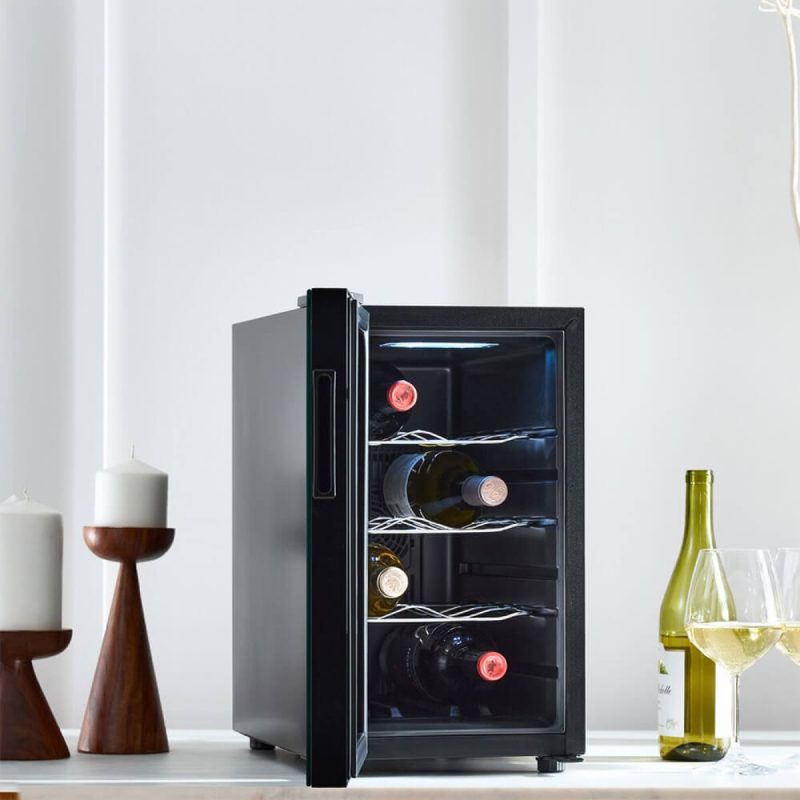 Custom Cuisinart 8-Bottle Wine Cellar with Company Logo - Personalized Bulk Corporate Gift - 5