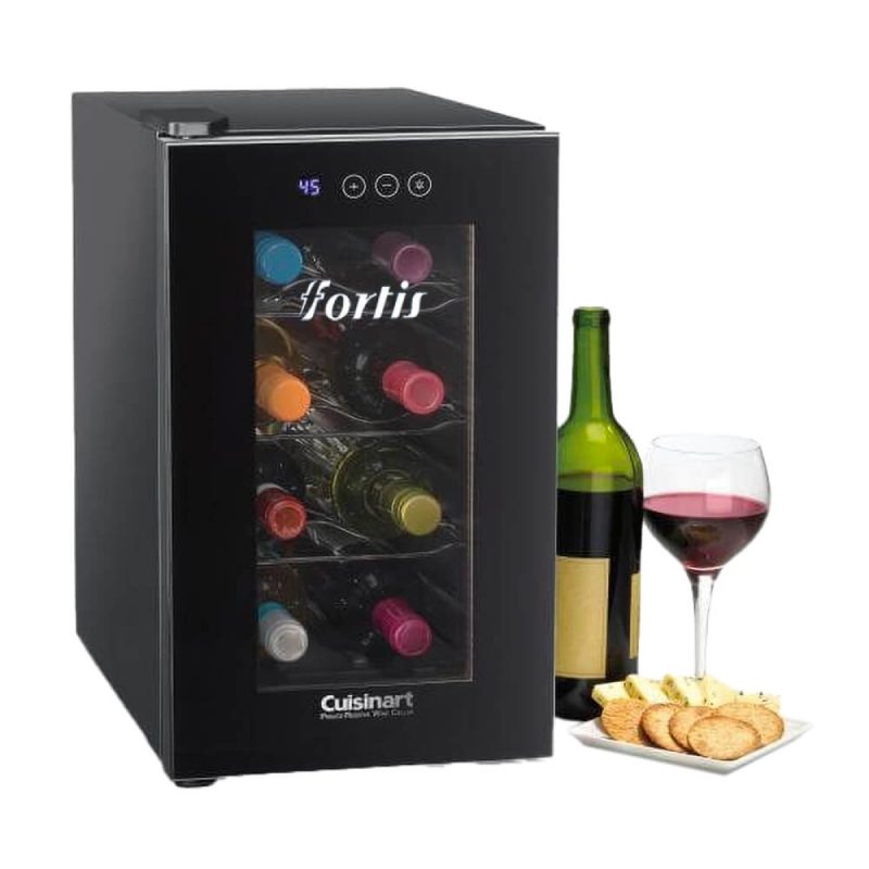 Custom Cuisinart 8-Bottle Wine Cellar with Company Logo - Personalized Bulk Corporate Gift