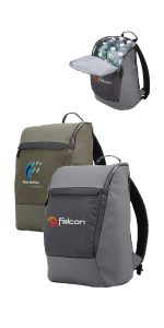 Custom Denali 24 Can Backpack Cooler with Company Logo - Personalized Bulk Corporate Gift