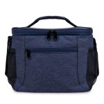 Custom DenimChill Cooler Bag 8-Can with Company Logo - Personalized Bulk Corporate Gift - 1
