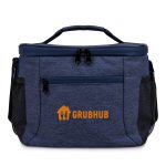 Custom DenimChill Cooler Bag 8-Can with Company Logo - Personalized Bulk Corporate Gift