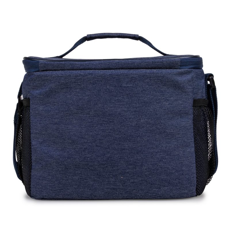 Custom DenimChill Cooler Bag 8-Can with Company Logo - Personalized Bulk Corporate Gift - 6