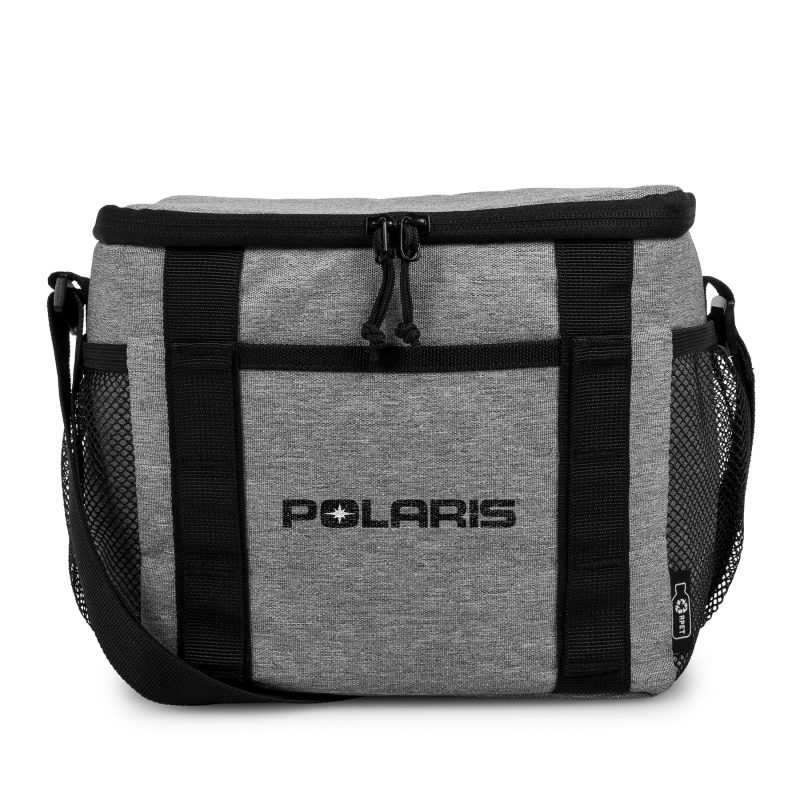 Custom EcoChill rPET Cooler Bag 6-Can with Company Logo - Personalized Bulk Corporate Gift