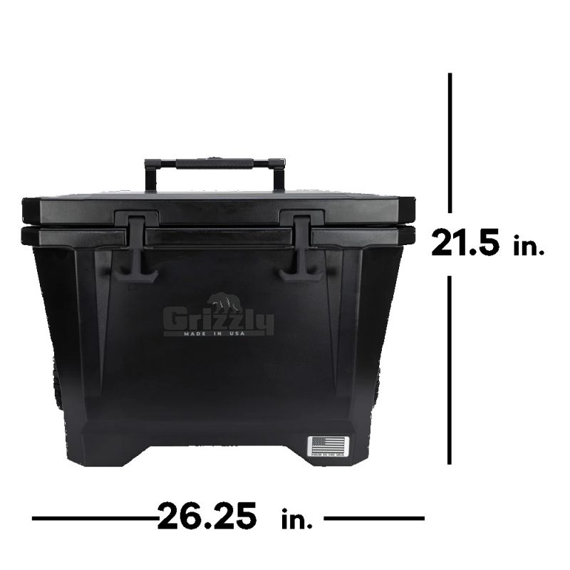 Custom Grizzly 40 qt Scout Rolling Cooler with Company Logo - Personalized Bulk Corporate Gift - 1