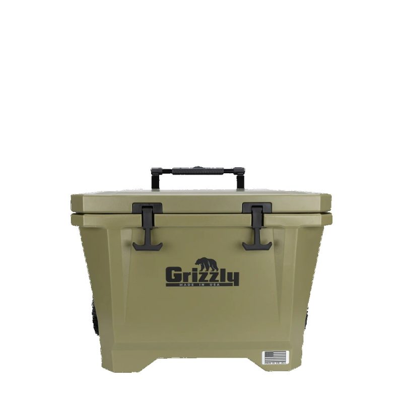 Custom Grizzly 40 qt Scout Rolling Cooler with Company Logo - Personalized Bulk Corporate Gift - 5
