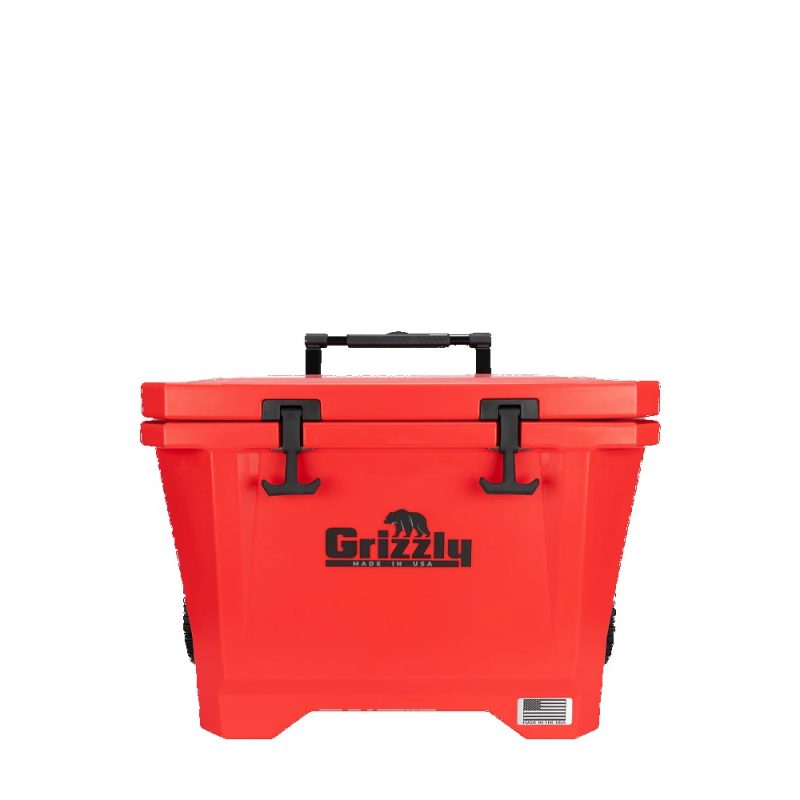 Custom Grizzly 40 qt Scout Rolling Cooler with Company Logo - Personalized Bulk Corporate Gift - 6