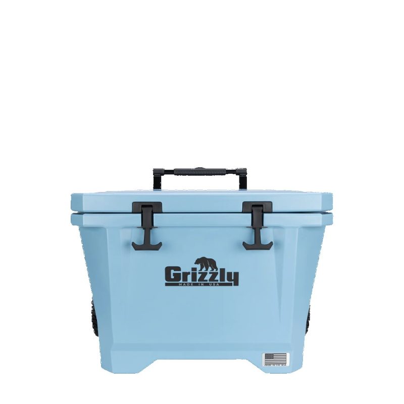 Custom Grizzly 40 qt Scout Rolling Cooler with Company Logo - Personalized Bulk Corporate Gift - 7