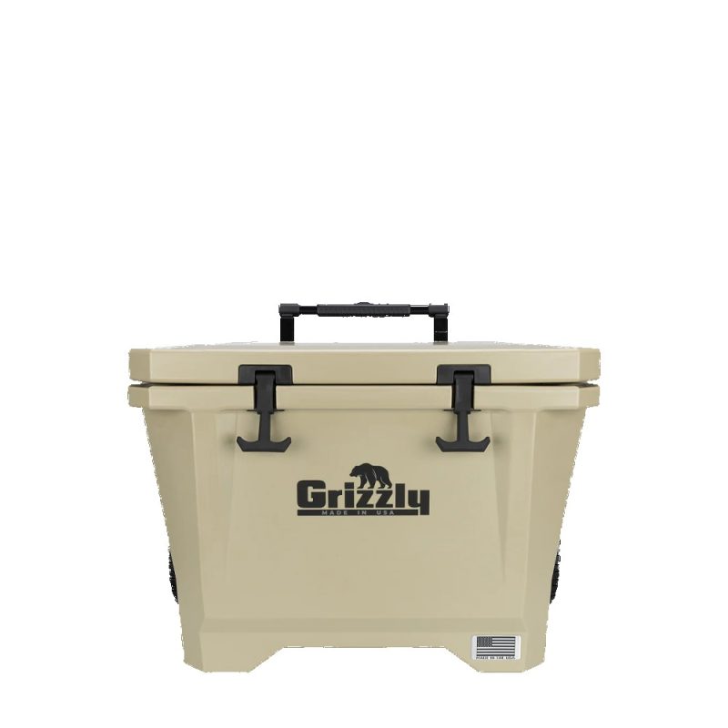 Custom Grizzly 40 qt Scout Rolling Cooler with Company Logo - Personalized Bulk Corporate Gift - 8