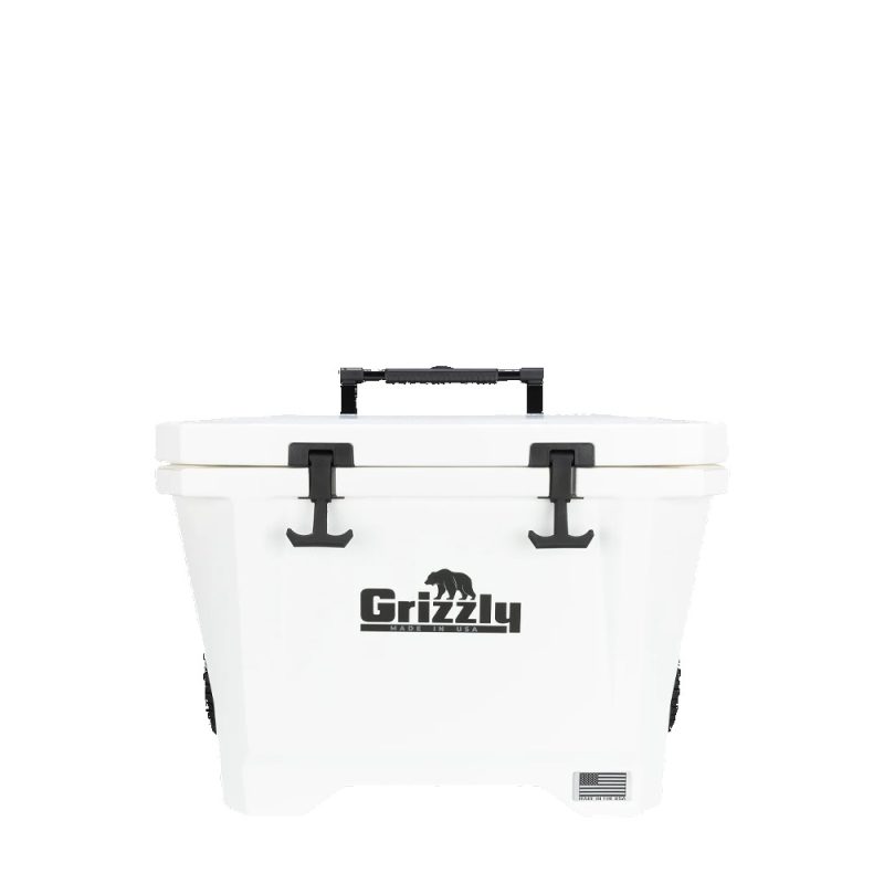 Custom Grizzly 40 qt Scout Rolling Cooler with Company Logo - Personalized Bulk Corporate Gift - 9