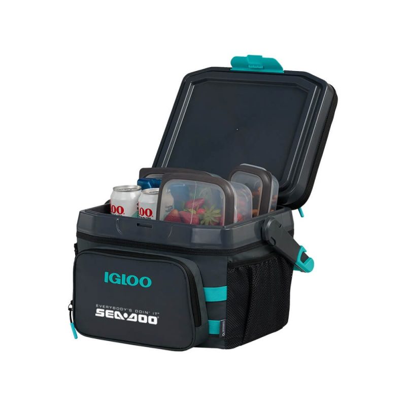 Custom Igloo Rival 18-Can Hybrid Cooler with Company Logo - Personalized Bulk Corporate Gift - 3