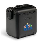 Custom Igloo® Tag Along Too Cooler - Black with Company Logo - Personalized Bulk Corporate Gift - 3