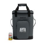 Custom Igloo® Trailmate 32 Can Backpack Cooler - Carbonite with Company Logo - Personalized Bulk Corporate Gift - 6