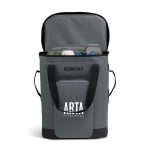 Custom Igloo® Trailmate 32 Can Backpack Cooler - Carbonite with Company Logo - Personalized Bulk Corporate Gift - 9