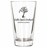Custom Libbey DuraTuff 14 oz Cooler Glass - Branded Restaurant and Brewpub Drinkware with Company Logo - Personalized Bulk Corporate Gift