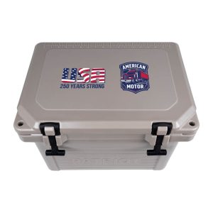 Custom Patriot 20QT Cooler - Anniversary Edition with Company Logo - Personalized Bulk Corporate Gift