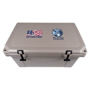 Custom Patriot 50QT Cooler - Anniversary Edition with Company Logo - Personalized Bulk Corporate Gift
