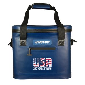 Custom Patriot Softpack Cooler 24 - Anniversary Edition with Company Logo - Personalized Bulk Corporate Gift