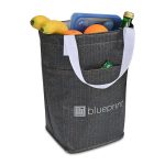 Custom Sami Laminated Recycled Non-Woven Box Cooler - Shadow Fleck with Company Logo - Personalized Bulk Corporate Gift - 2