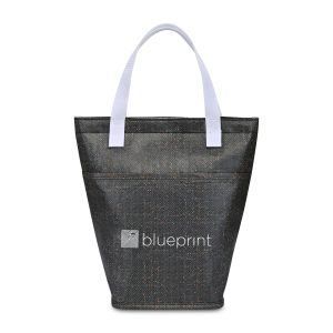 Custom Sami Laminated Recycled Non-Woven Box Cooler - Shadow Fleck with Company Logo - Personalized Bulk Corporate Gift