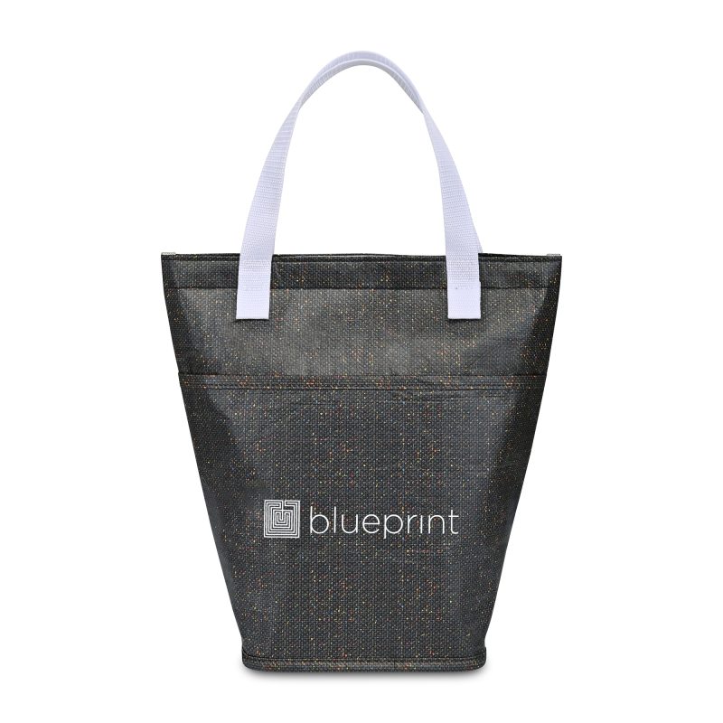 Custom Sami Laminated Recycled Non-Woven Box Cooler - Shadow Fleck with Company Logo - Personalized Bulk Corporate Gift