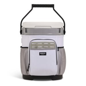 Custom Igloo® 5 Gallon Bucket Cooler - White with Company Logo - Personalized Bulk Corporate Gift