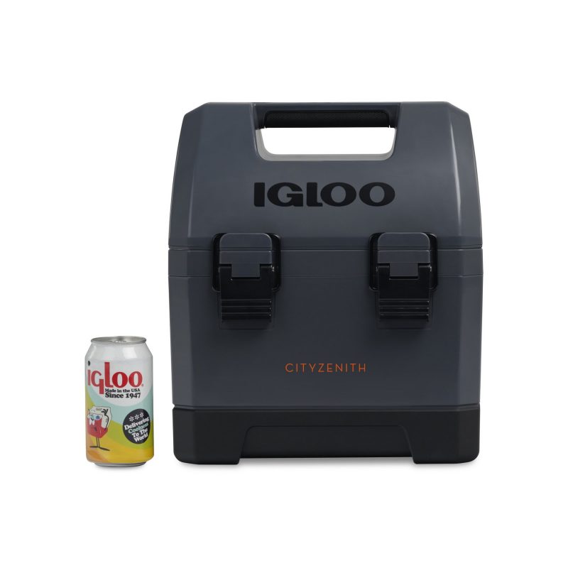 Custom Igloo® Cool Box Cooler - 11 Qt - Tactical Gray with Company Logo - Personalized Bulk Corporate Gift - 3