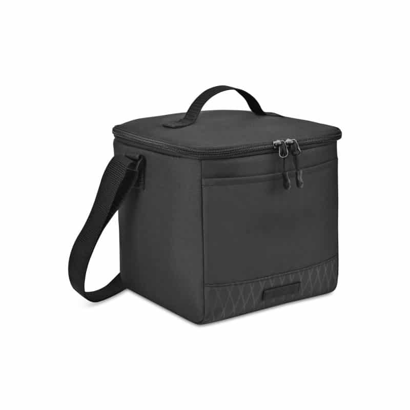 Custom Apex Recycled rPET Box Cooler - Black with Company Logo - Personalized Bulk Corporate Gift - 3