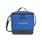 Custom Apex Recycled rPET Box Cooler - Royal Blue with Company Logo - Personalized Bulk Corporate Gift