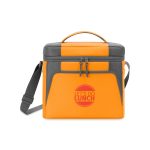 Custom Aspen Box Cooler - Orange with Company Logo - Personalized Bulk Corporate Gift