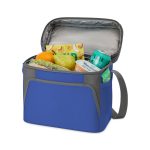 Custom Aspen Box Cooler - Royal Blue with Company Logo - Personalized Bulk Corporate Gift - 3