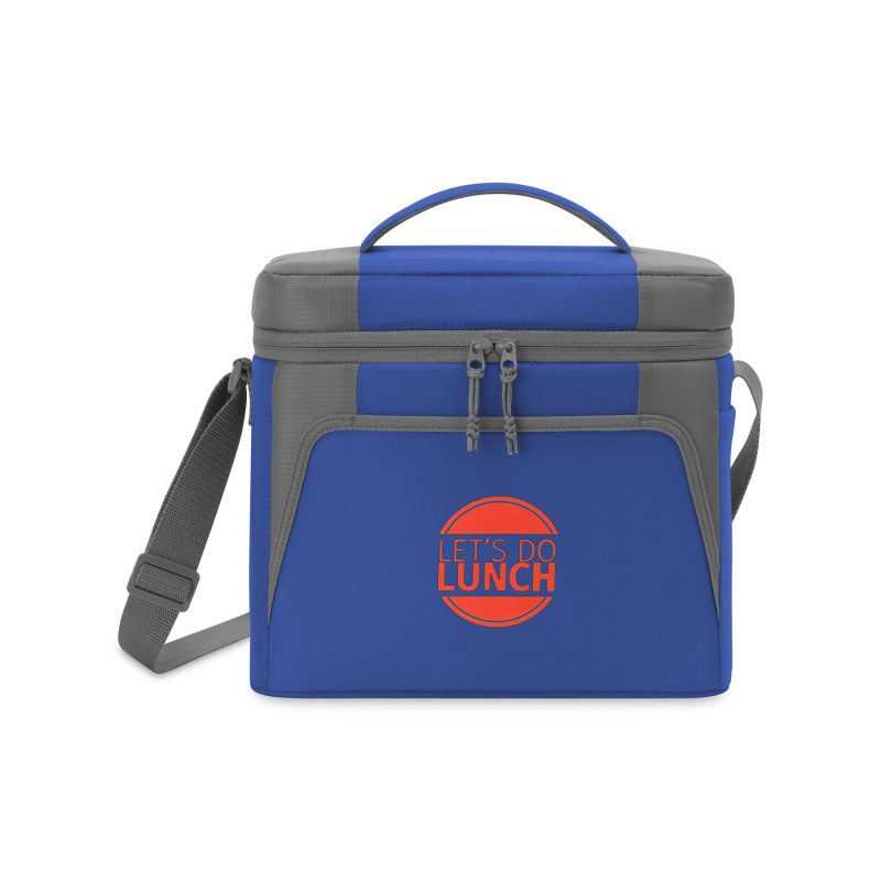 Aspen-Box-Cooler-Royal-Blue-102747-430 Custom Aspen Box Cooler - Royal Blue with Company Logo - Personalized Bulk Corporate Gift