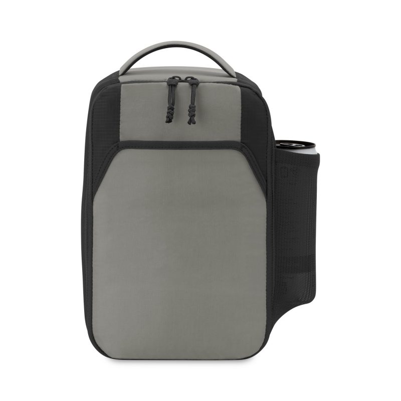 Custom Aspen Lunch Bag Cooler - Black with Company Logo - Personalized Bulk Corporate Gift - 3