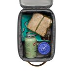 Custom Aspen Lunch Bag Cooler - Orange with Company Logo - Personalized Bulk Corporate Gift - 2