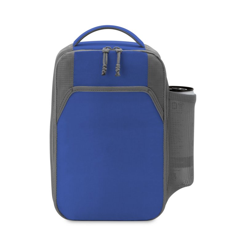 Custom Aspen Lunch Bag Cooler - Royal Blue with Company Logo - Personalized Bulk Corporate Gift - 3