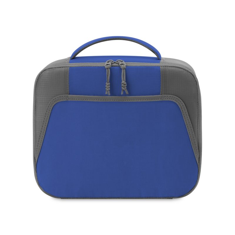 Custom Aspen Lunch Box Cooler - Royal Blue with Company Logo - Personalized Bulk Corporate Gift - 1