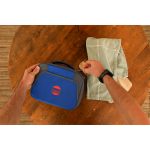 Custom Aspen Lunch Box Cooler - Royal Blue with Company Logo - Personalized Bulk Corporate Gift - 7