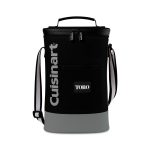 Custom Cuisinart Outdoors Bottle Cooler Tote - Black with Company Logo - Personalized Bulk Corporate Gift