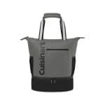 Custom Cuisinart Outdoors Expandable Backpack Cooler - Medium Grey with Company Logo - Personalized Bulk Corporate Gift - 1