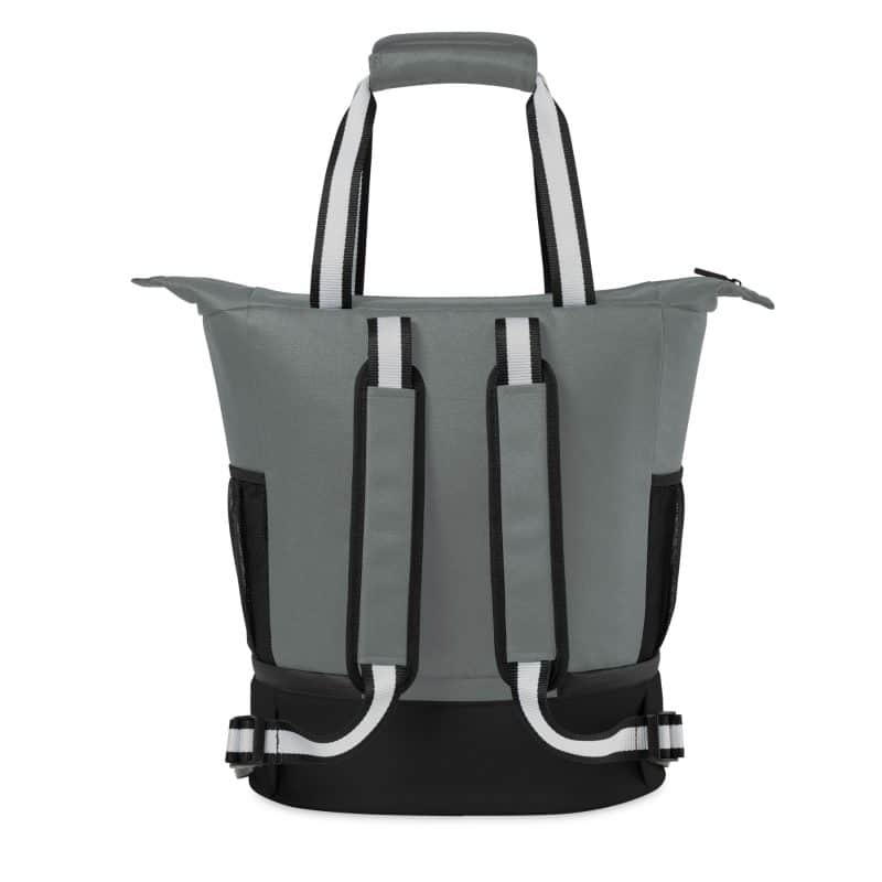 Custom Cuisinart Outdoors Expandable Backpack Cooler - Medium Grey with Company Logo - Personalized Bulk Corporate Gift - 2