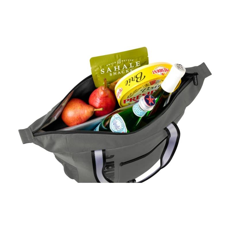 Custom Cuisinart Outdoors Expandable Backpack Cooler - Medium Grey with Company Logo - Personalized Bulk Corporate Gift - 5