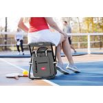 Custom Cuisinart Outdoors Folding Chair Backpack Cooler - Medium Grey with Company Logo - Personalized Bulk Corporate Gift - 5