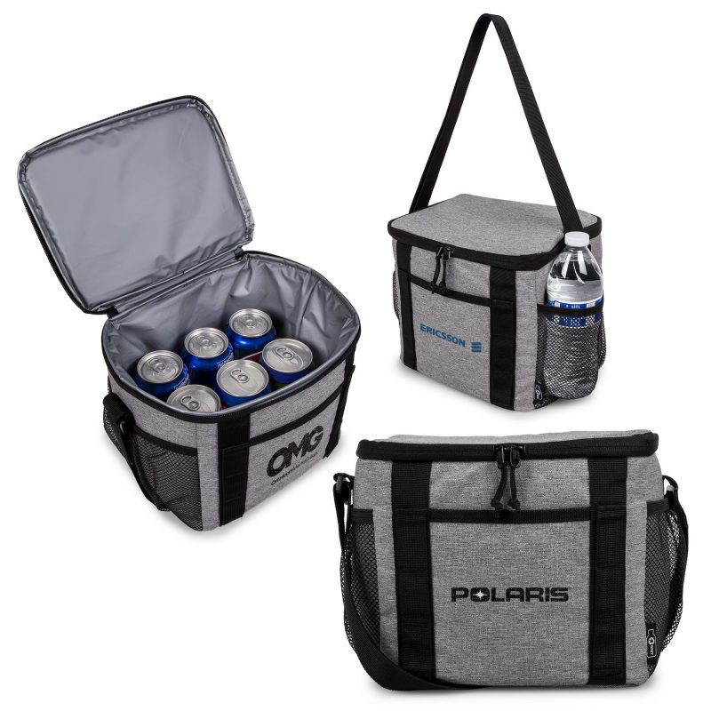 EcoChill-rPET-Cooler-Bag-6-Can-Factory-Direct-10-12-Weeks-B600-FD Custom EcoChill rPET Cooler Bag 6-Can (Factory Direct) 10-12 Weeks with Company Logo - Personalized Bulk Corporate Gift
