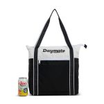 Custom Igloo Daymate Soft Cooler 15 Can - White-Black with Company Logo - Personalized Bulk Corporate Gift - 5