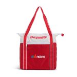 Custom Igloo Daymate Soft Cooler 15 Can - White-Red with Company Logo - Personalized Bulk Corporate Gift
