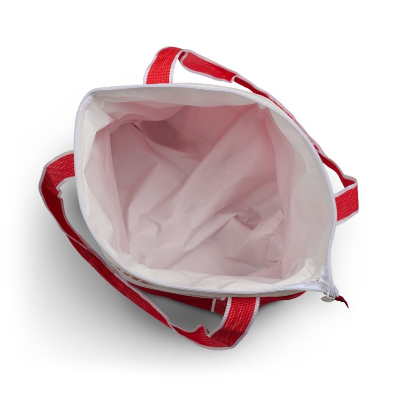 Custom Igloo Daymate Soft Cooler 15 Can - White-Red with Company Logo - Personalized Bulk Corporate Gift - 2