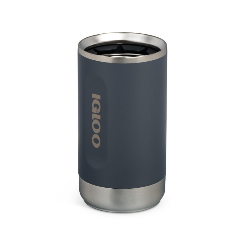 Custom Igloo Recycled Stainless Steel Universal Coolmate - Carbonite with Company Logo - Personalized Bulk Corporate Gift - 3